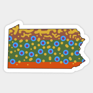 Pennsylvania Brook Trout Sticker